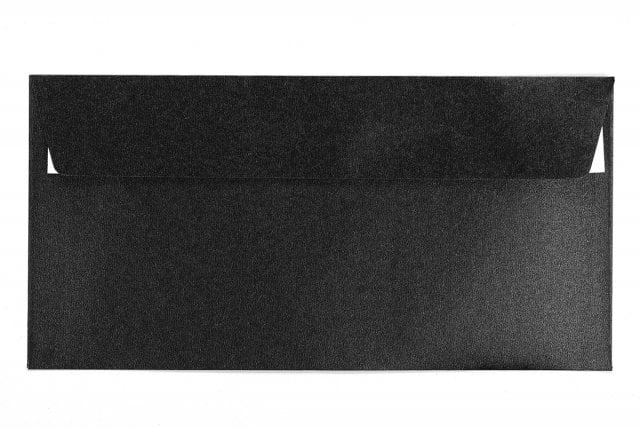 Enveloppes DIN Longues autocollantes, Noir Nacré