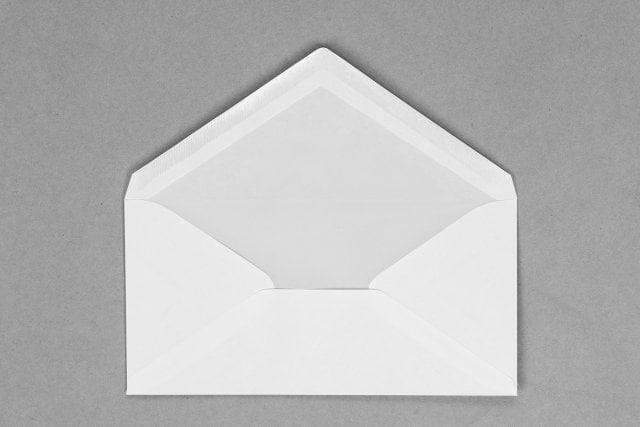 Enveloppes DIN longues, blanches avec doublure intérieure