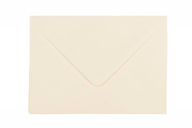 Enveloppes DIN B6, Crème