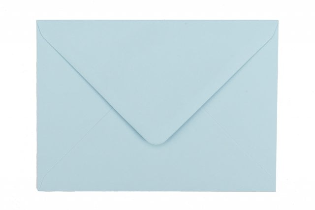 enveloppes DIN B6, bleu clair