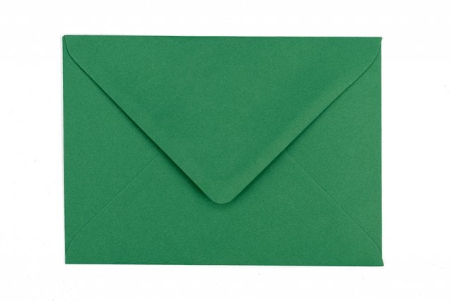 Enveloppes DIN B6, vert foncé
