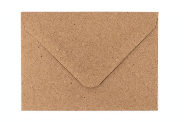 Enveloppes DIN B6, papier kraft