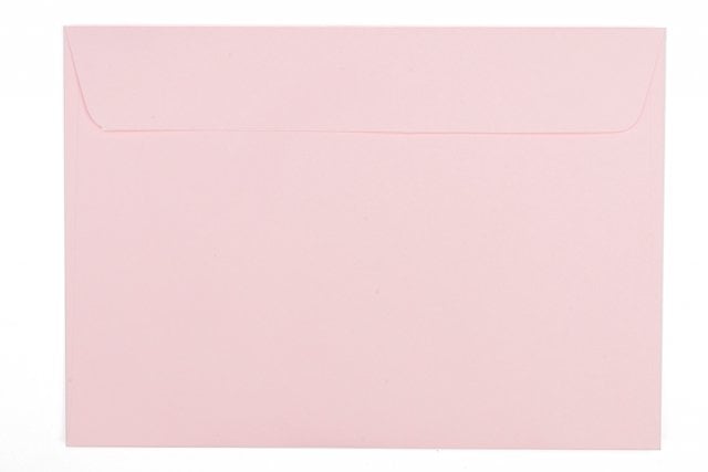 Enveloppes DIN C5 autocollantes, rose