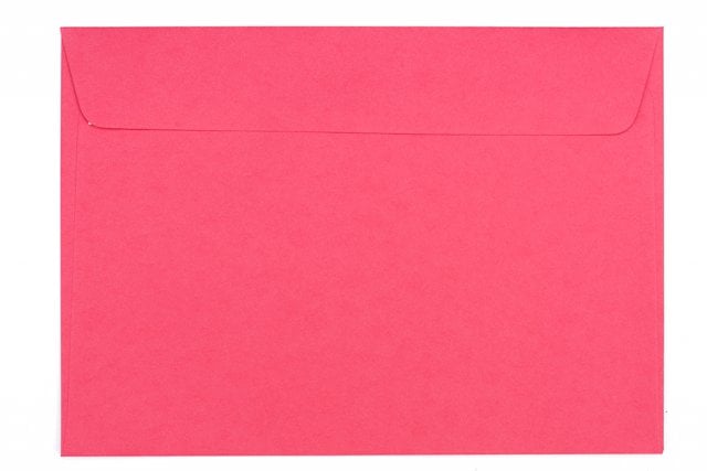 Enveloppes DIN C5 autocollantes, rose