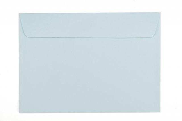 Enveloppes DIN C5 autocollantes, bleu clair