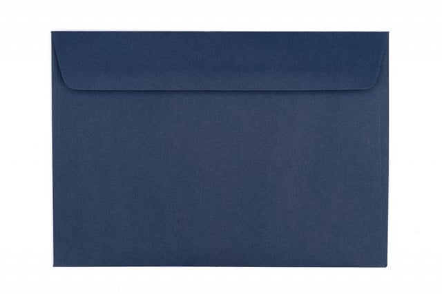 Enveloppes DIN C5 adhésives, bleu foncé