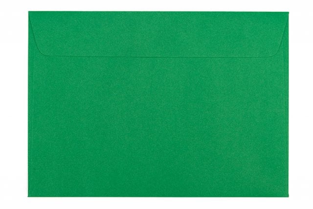 Enveloppes DIN C5 autocollantes, vert foncé