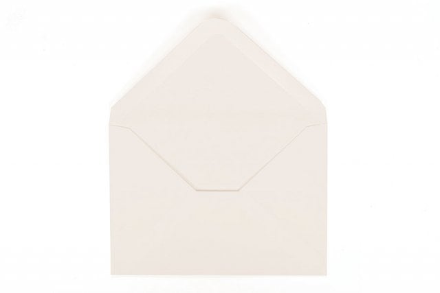 Enveloppes DIN C5, couleur crème avec doublure intérieure