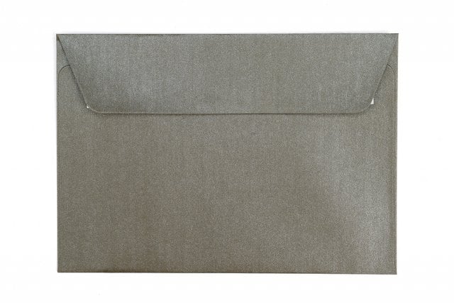 Enveloppes DIN C6 autocollantes, nacre kaki