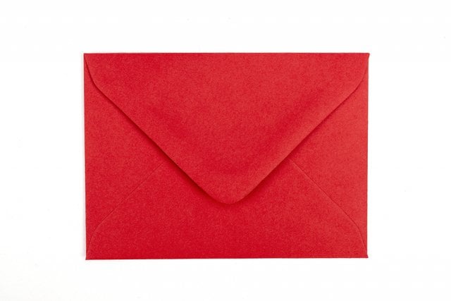 Enveloppes DIN C7, Rouge