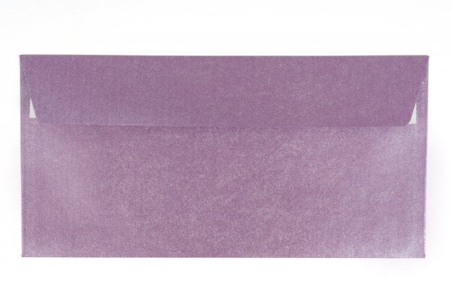 Enveloppes DIN long adhésives, nacre lilas