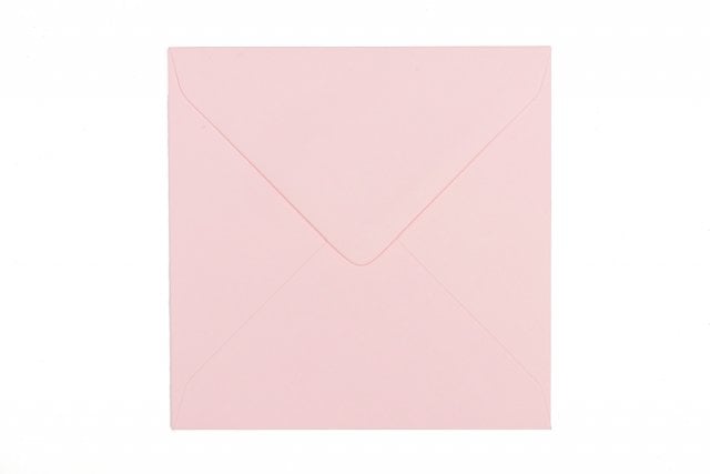 Enveloppes Carré 130x130 mm, Rose