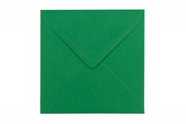 Enveloppes Carré 130x130 mm, Vert foncé