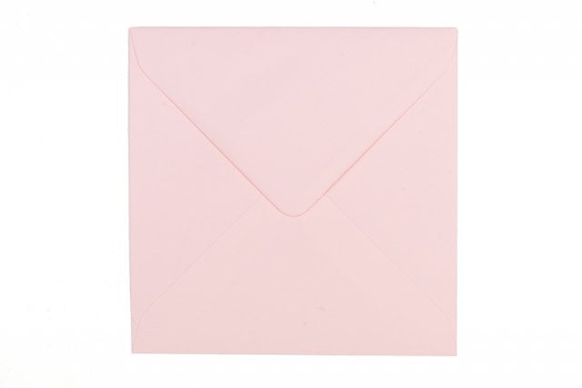 Enveloppes Carré 155x155 mm, Rose