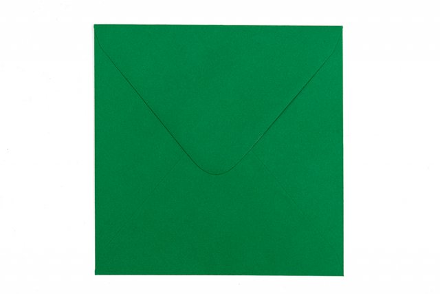 Enveloppes Carré 155x155 mm, Vert foncé