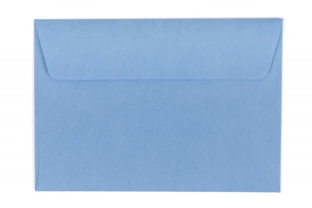 Enveloppes DIN C6 autocollantes, Bleu