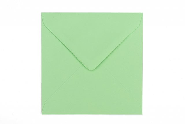 Enveloppes Carré 130x130 mm, Vert clair