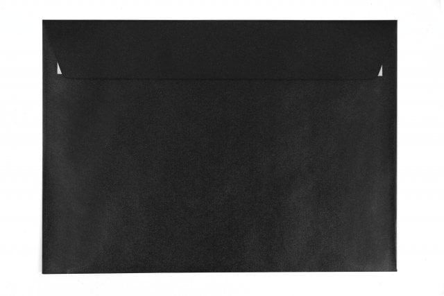 Enveloppes DIN C5 autocollantes, noir nacré