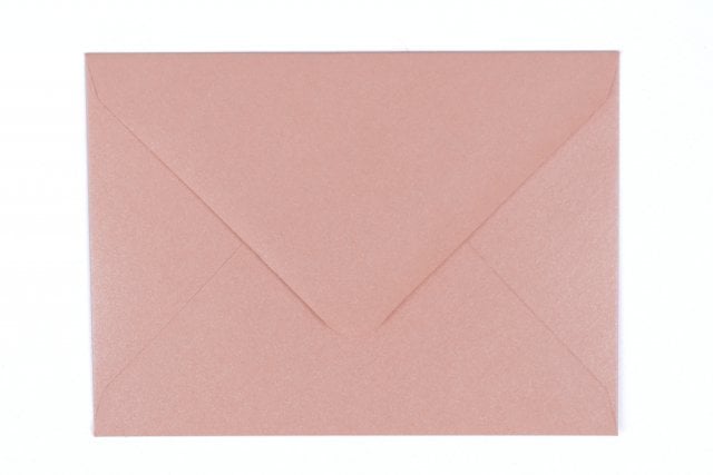 Enveloppes DIN C7, Rose nacré
