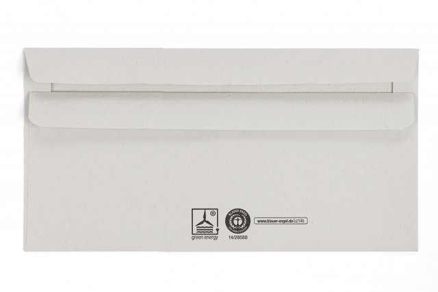 Enveloppes DIN long, recyclées Gris