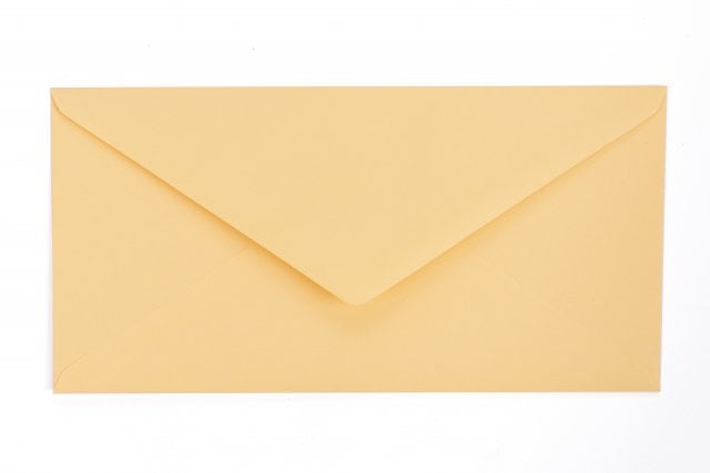 Enveloppes DIN long, curcuma