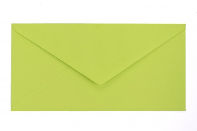Enveloppes DIN long, Vert mai