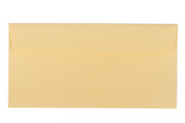 Enveloppes DIN long adhésives, curcuma