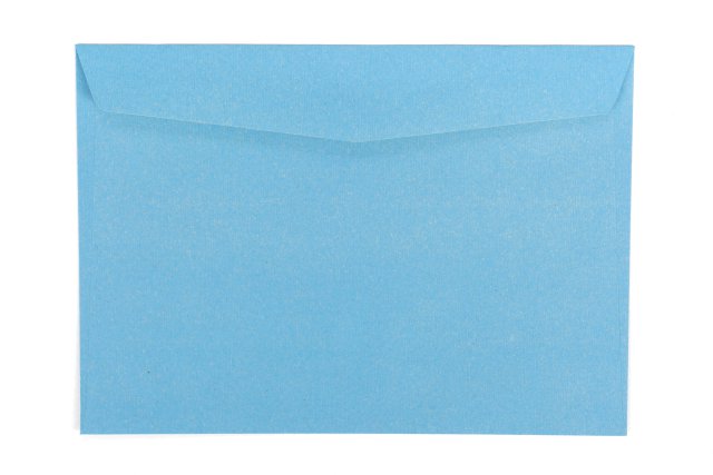 Enveloppes DIN B6, recyclées bleu