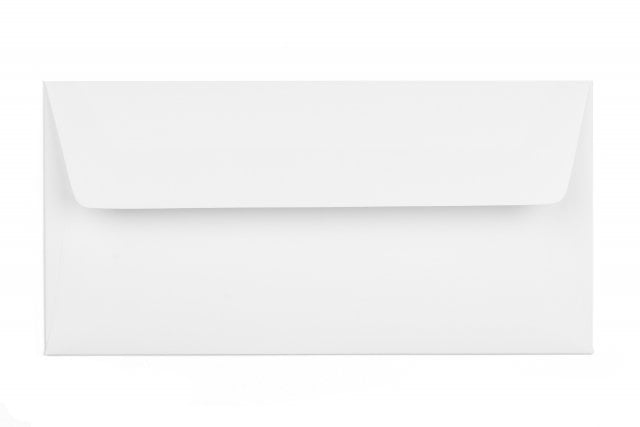 Enveloppes DIN Lang autocollantes, doublées blanc