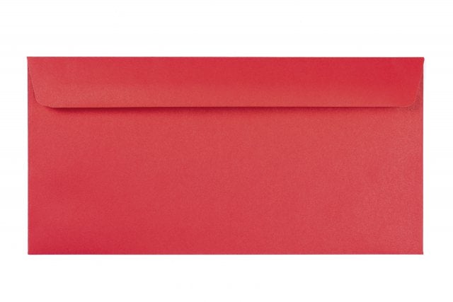 Enveloppes DIN Lang+, Impression rouge