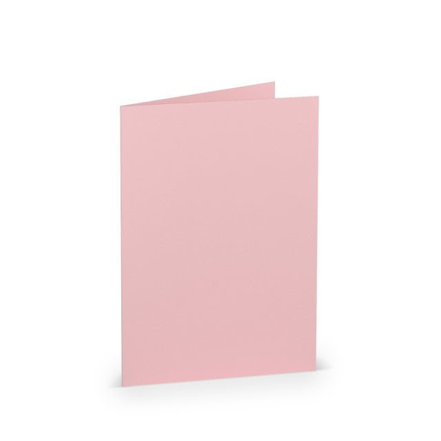 Cartes pliables DIN A6, Rose