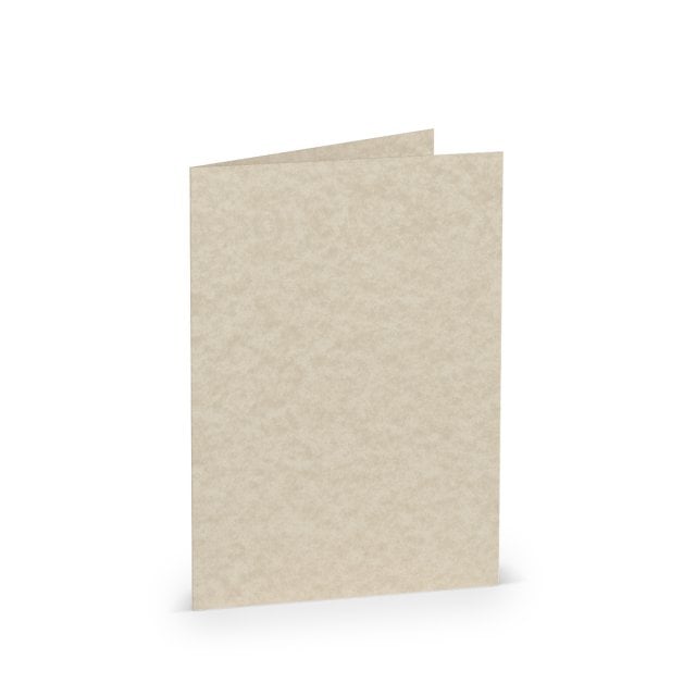 Cartes pliables DIN A6, marbrées marron