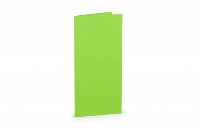 Cartes pliables DIN long, Vert clair
