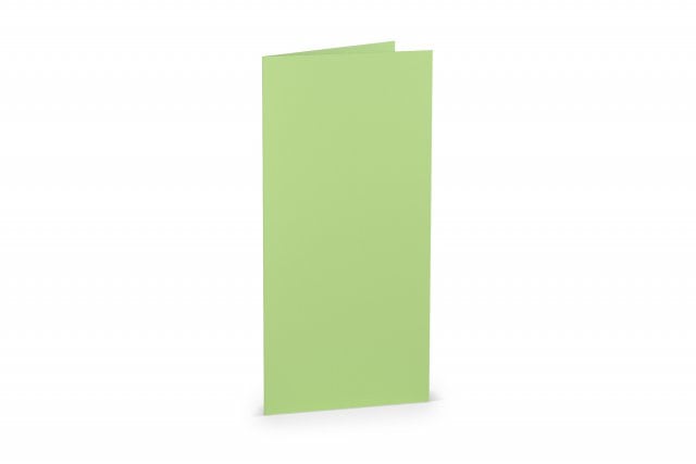 Cartes pliables DIN long, vert menthe