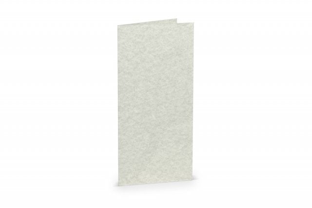 Cartes pliables DIN long, gris marbré