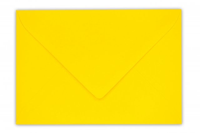 Enveloppes DIN B6, Jaune