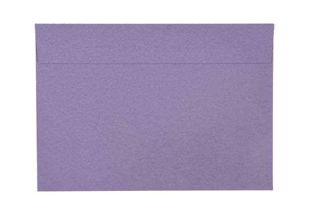 Enveloppes DIN C5 autocollantes, violettes