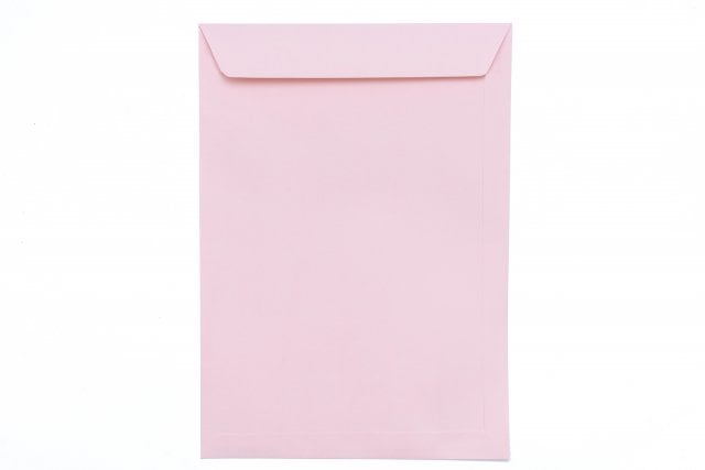 Enveloppes DIN C4 adhésives, rose