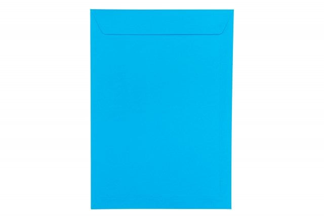 Enveloppes DIN C4 autocollantes, bleues