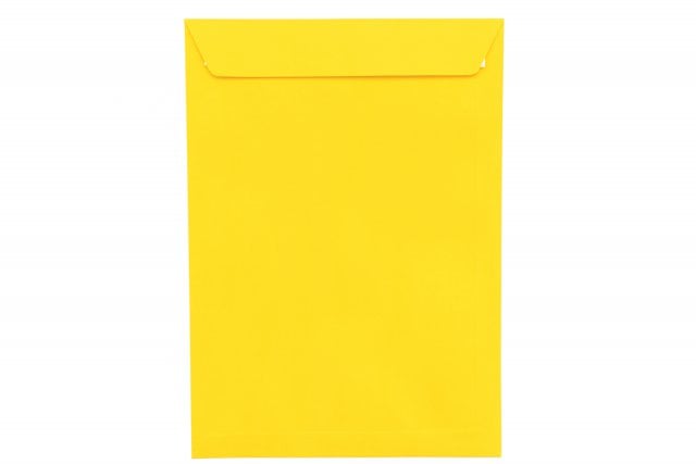 Enveloppes DIN C4 adhésives, Jaune