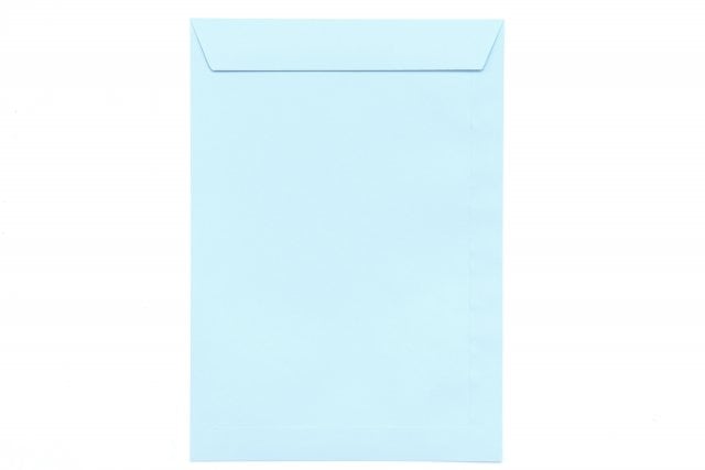 Enveloppes DIN C4 adhésives, bleu clair