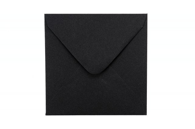 Enveloppes Carré 110x110 mm, Noir