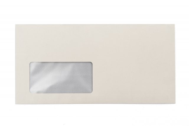 Enveloppes DIN Lang+ avec fenêtre, impression Crème