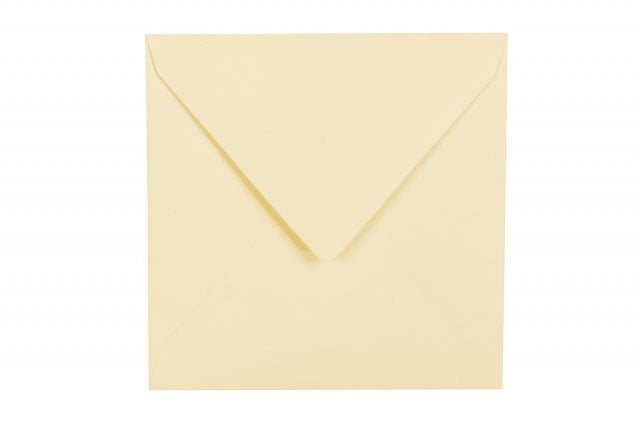 Enveloppes Carré 140x140 mm, Crème