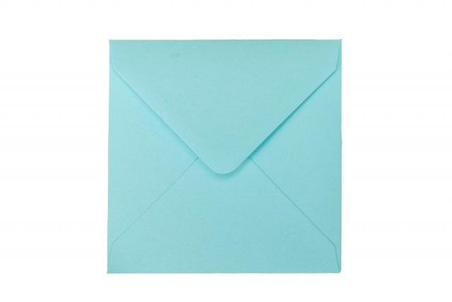 Enveloppes Carré 140x140 mm, Bleu clair