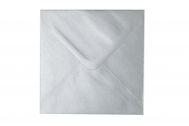Enveloppes Carré 140x140 mm, Argenté