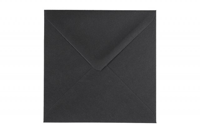 Enveloppes Carré 140x140 mm, Noir