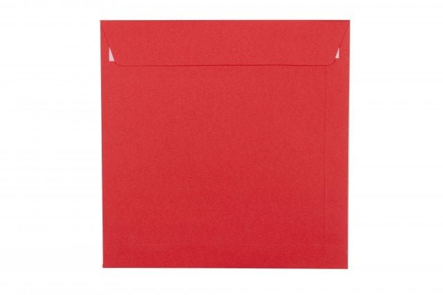 Enveloppes Carré 220x220 mm, Rouge