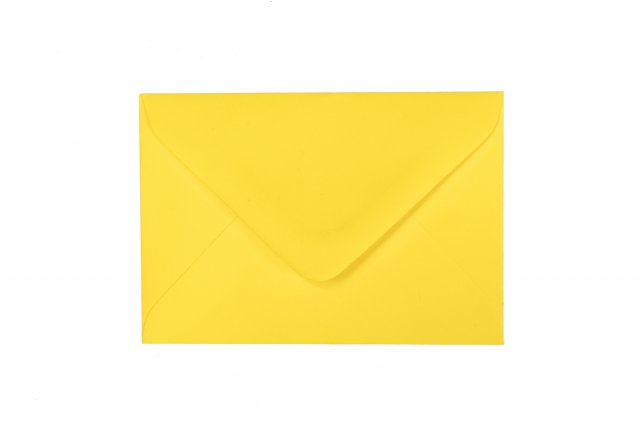 Enveloppes 65x94mm, Jaune
