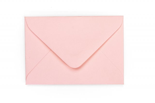 Enveloppes 65x94mm, Rose